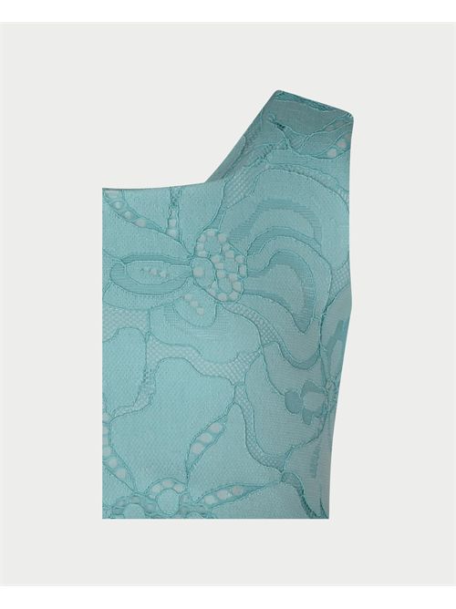 Top cropped bambina Fun&Fun con zip sul retro FUN & FUN | FNCBTP01052AQ